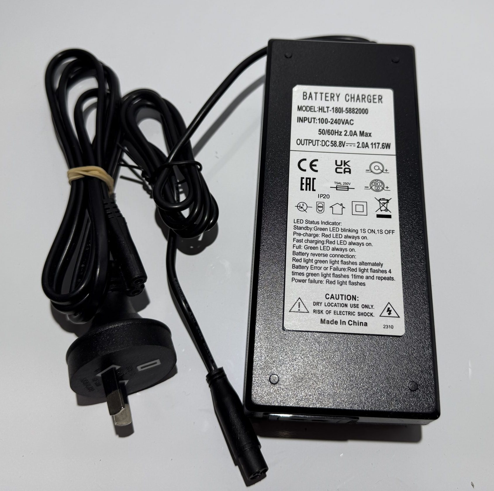 52V Electric Scooter Charger